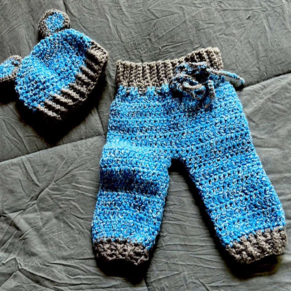 Crochet infant wear